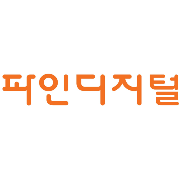(주)파인디지털 로고 이미지